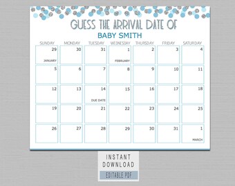 Wager child delivery Etsy graphic regarding Free Printable Due Date Calendar known as Wager little one start Etsy